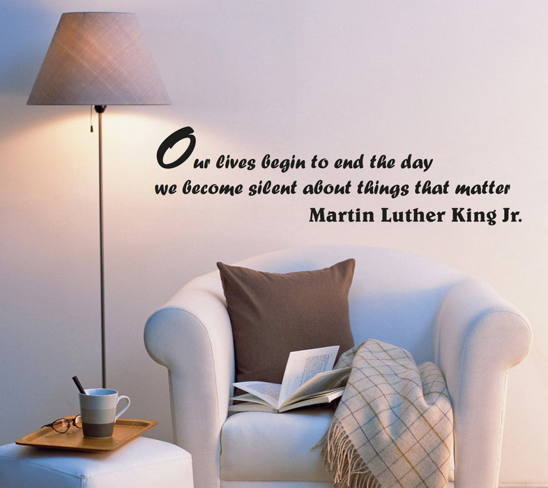 Wall Decal Quotes Famous Words of Wisdom Phrase Vinyl Sticker (ed1056) (22.5 in X 6 in)