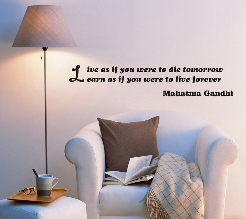 Wall Decal Quote Inspiring Philosophy Help of Succeed Mirror Vinyl Sticker (ed1208) (22.5 in X 4 in)