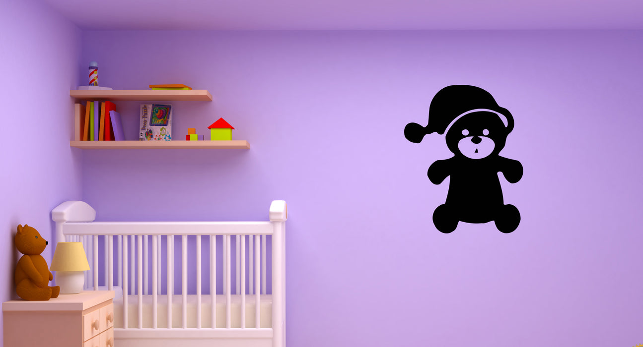 Wall Decal Bear Toy Children Room Decor Game Vinyl Sticker (ed1326)