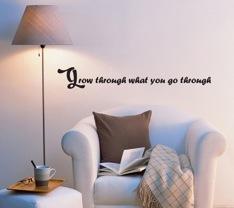 Wall Decal Inspiring Quote Famous Windows Inspirational Vinyl Sticker (ed1364) (22.5 in X 3 in)