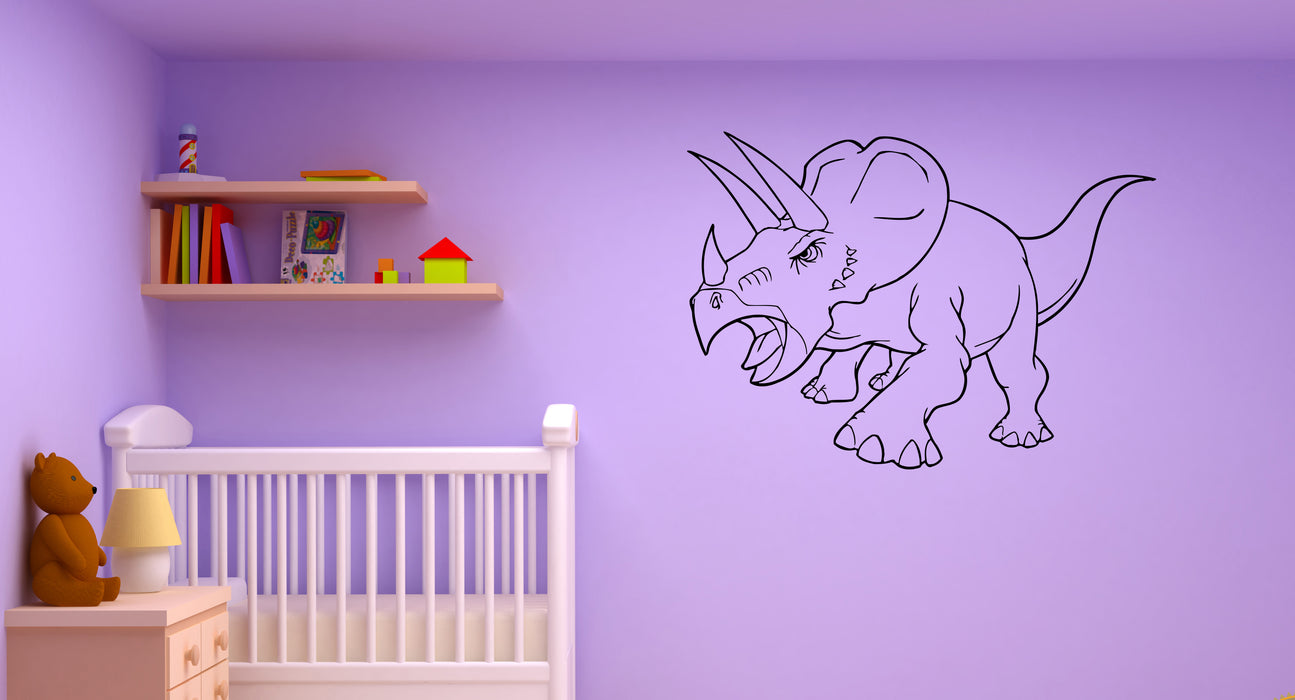 Wall Decal Dinosaur Reptile Monster Lizard Predator Vinyl Sticker (ed1403)