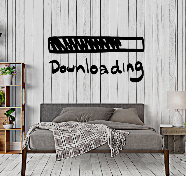 Наклейка на стену Слова Загрузка Масштаб Надпись Декор Виниловая наклейка (ed1410)