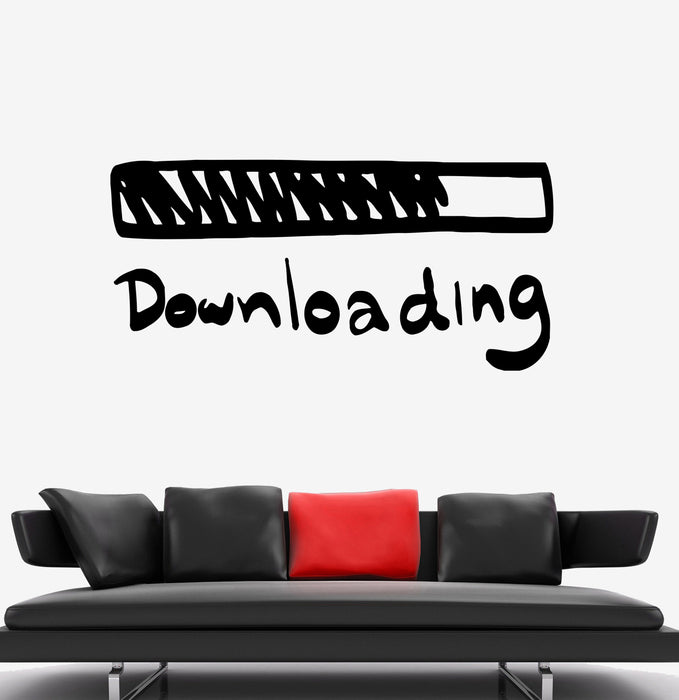 Наклейка на стену Слова Загрузка Масштаб Надпись Декор Виниловая наклейка (ed1410)