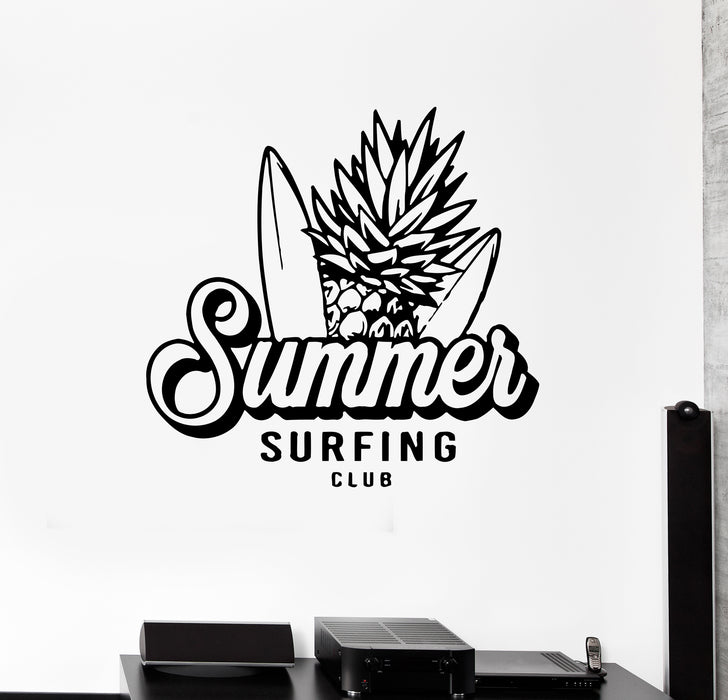 Wall Decal Summer Surfing Beach Sport Extreme Ocean Vinyl Sticker (ed1464)