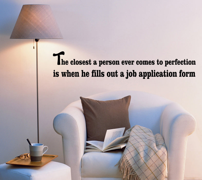 Wall Decal Sign Inspirational Mirror Word of Wisdom Vinyl Sticker (ed1538) (22.5 in X 4.5 in)