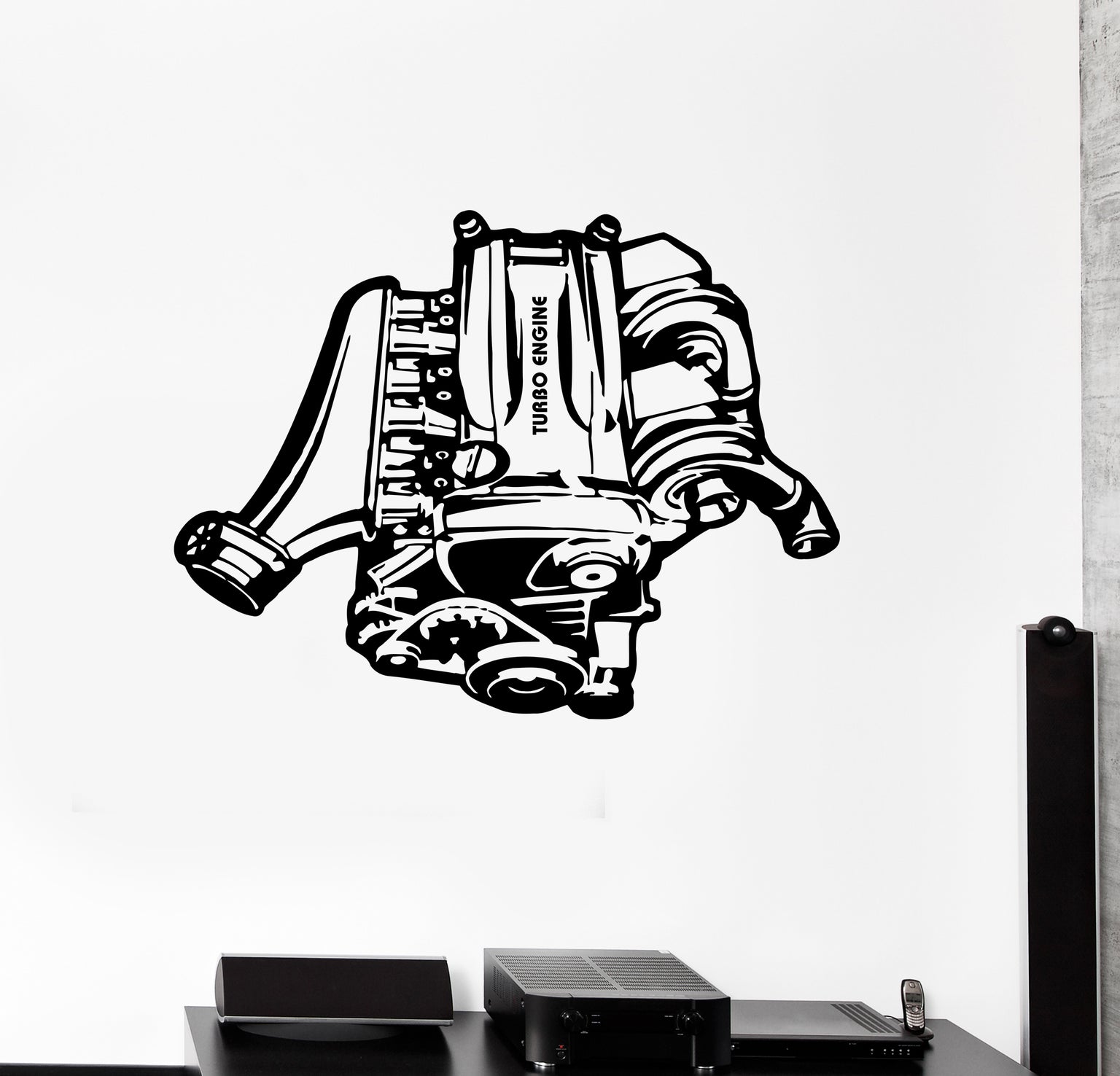 Engine Room Sticker Garage Wall Decals — Wallstickers4you