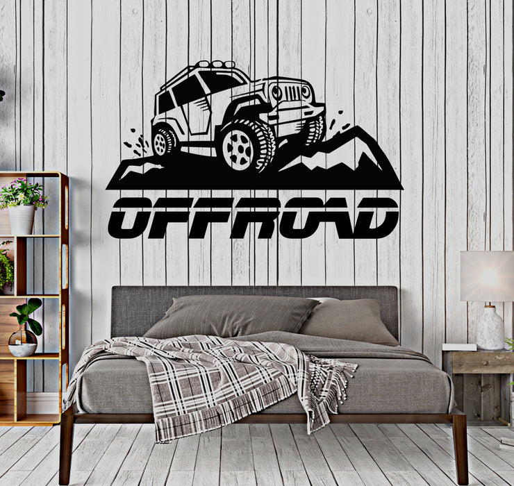 Wall Decal SUV Off-Road Racing Extreme Sport Vinyl Sticker (ed1655)