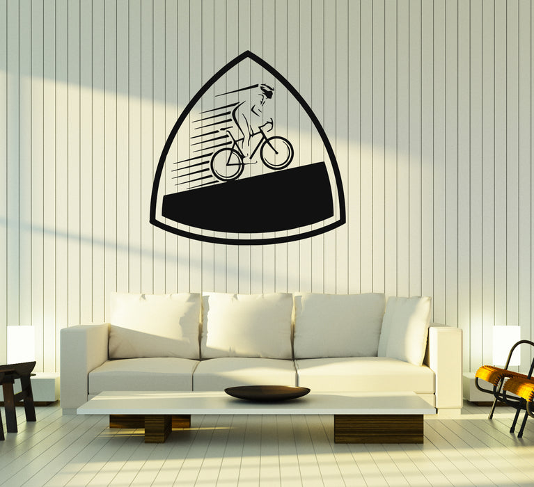 Wall Decal Sports Cycling Bike Speed Race Vinyl Sticker (ed1657)