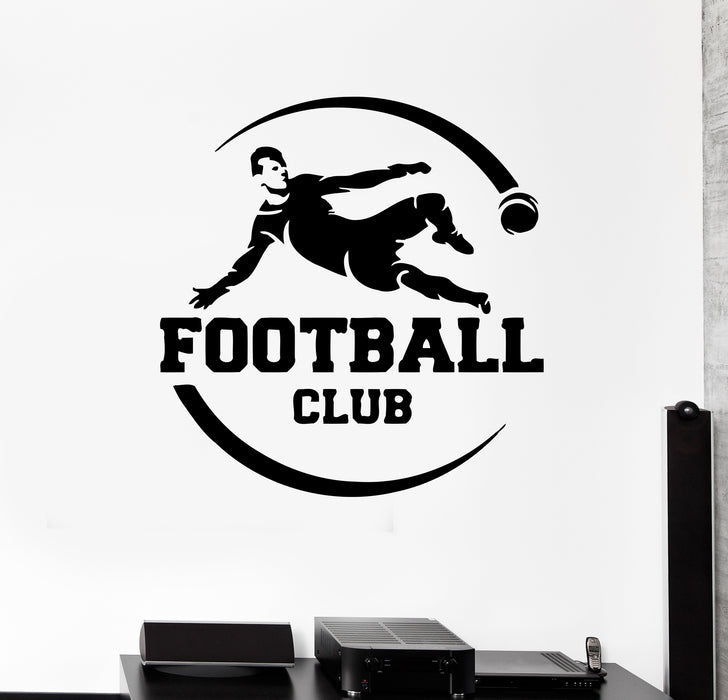 Wall Decal Football Club Player Sports Team Soccer Vinyl Sticker (ed1679)