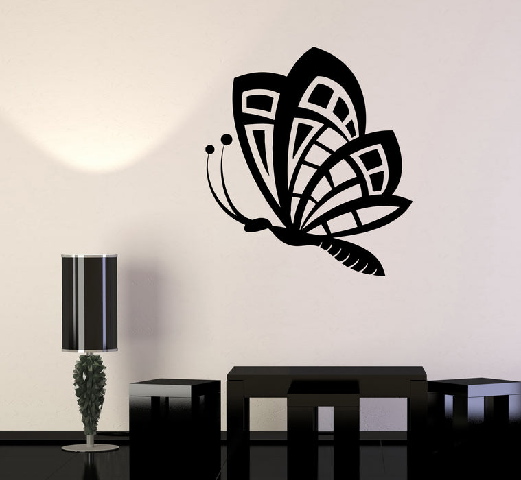 Wall Decal Butterfly Animals Insects Flower Patterns Wings Flying Vinyl Sticker (ed1691)