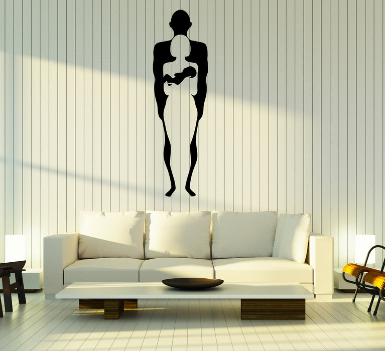 Wall Decal Family Couple Mom Dad Child Love Baby Vinyl Sticker (ed1721)