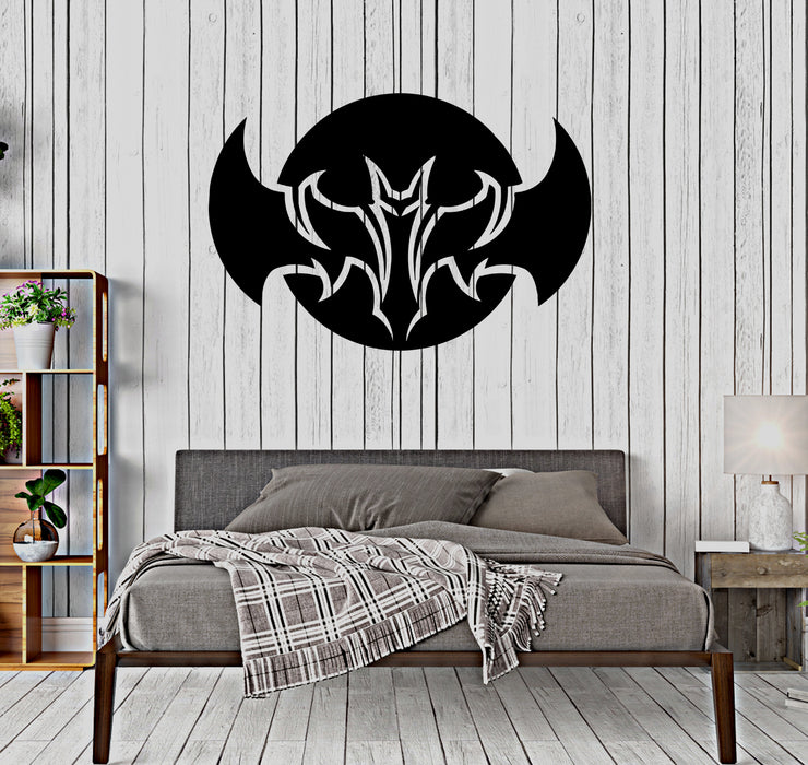 Wall Decal Bat Sign Symbol Emblem Animal Vinyl Sticker (ed1727)