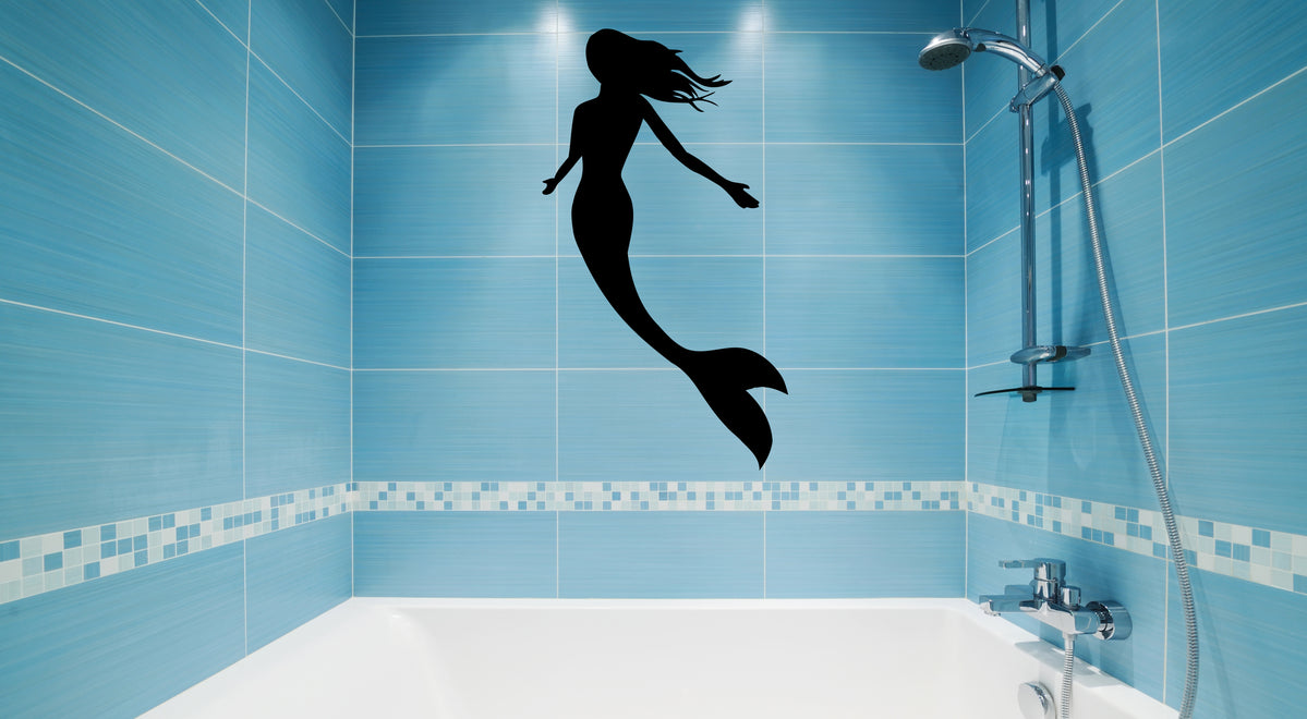 Wall Decal Mermaid Fish Girl Fairytale Sea Ocean Vinyl Sticker (ed1749 ...