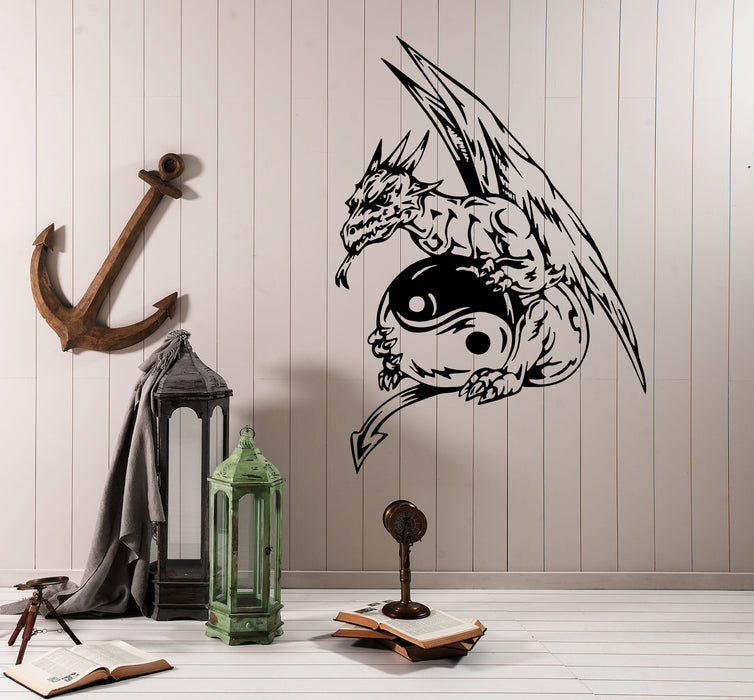 Wall Decal Dragon Monster Fantasy Animal Tale Vinyl Sticker (ed1772)