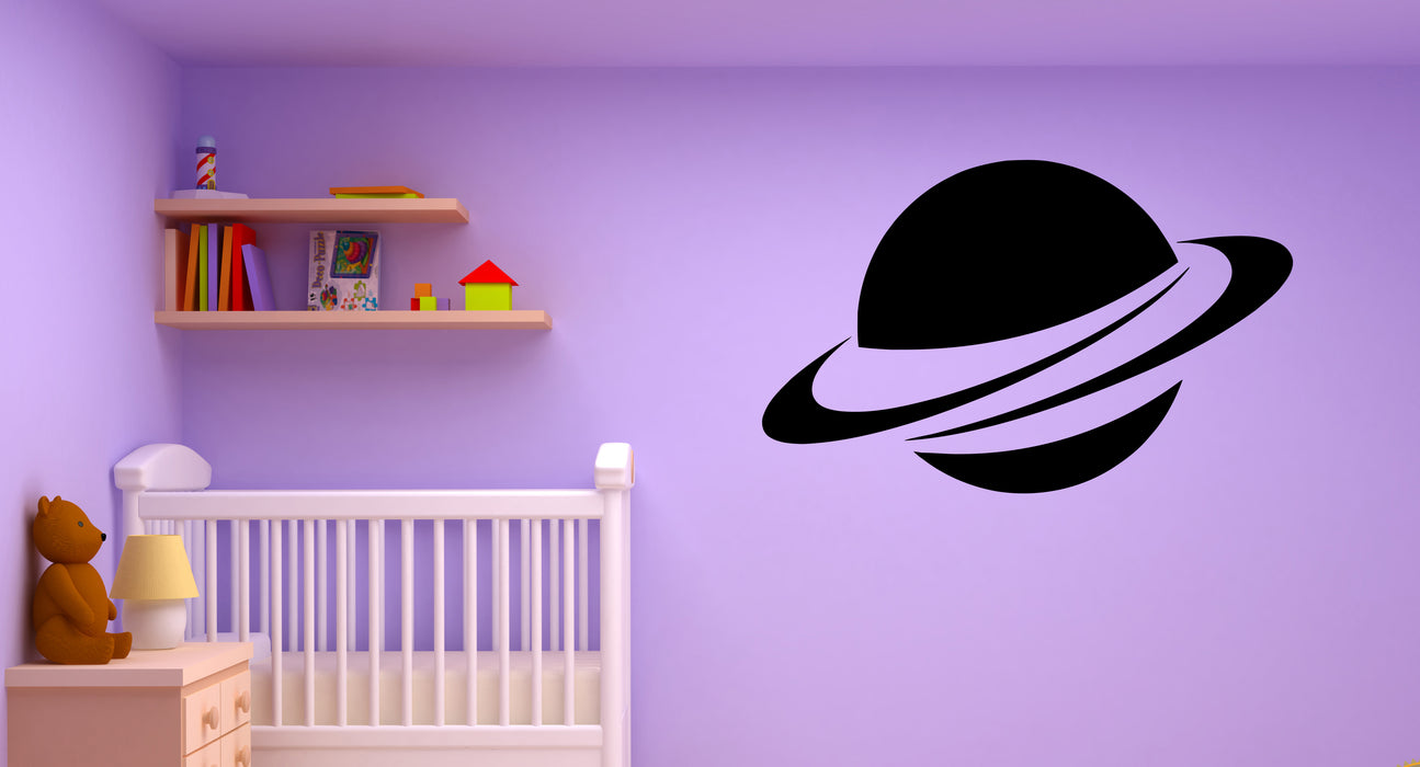 Wall Decal Planet Solar System Space Decor Vinyl Sticker (ed1832)