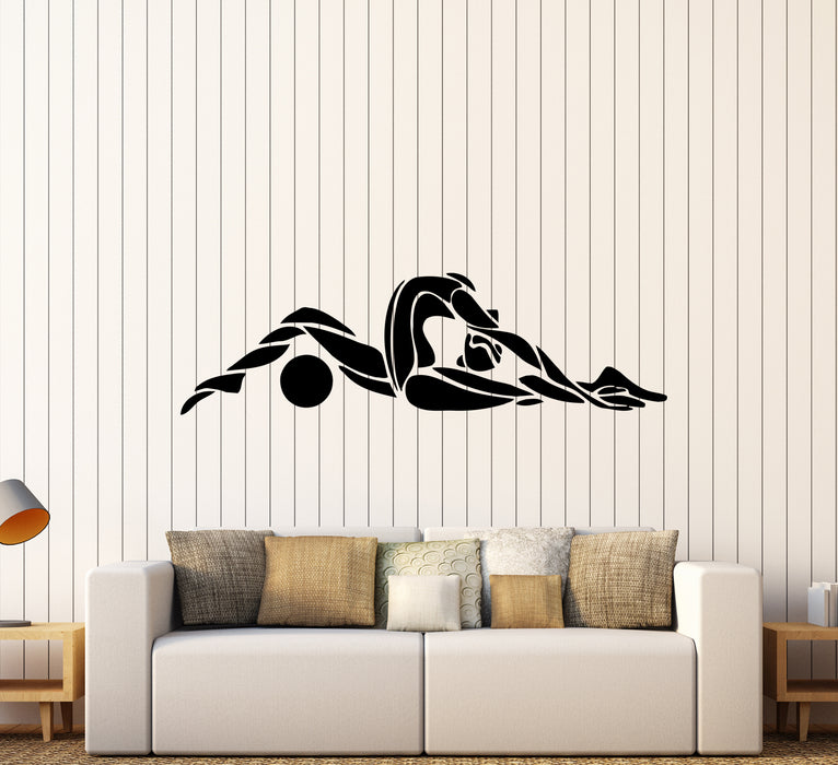 Wall Decal Silhouette Gymnast Girl Sport Ball Fitness Vinyl Sticker (ed1846)