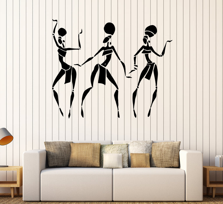 Wall Decal African American Girls Dance Vinyl Sticker (ed1847)