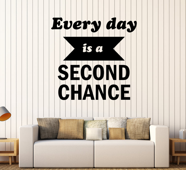 Autocollant mural en vinyle avec mots de sagesse, inspirant, motivant, pour bureau (ed1888)