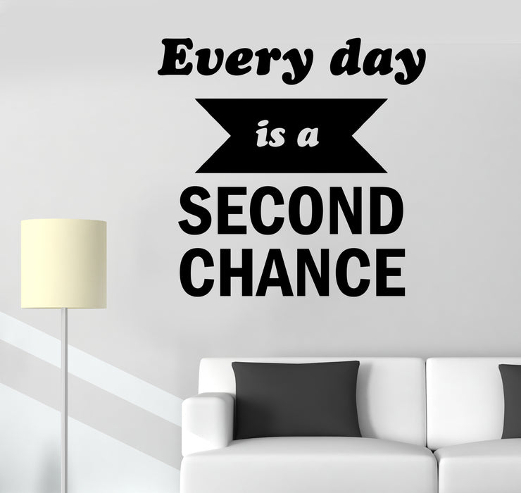 Autocollant mural en vinyle avec mots de sagesse, inspirant, motivant, pour bureau (ed1888)