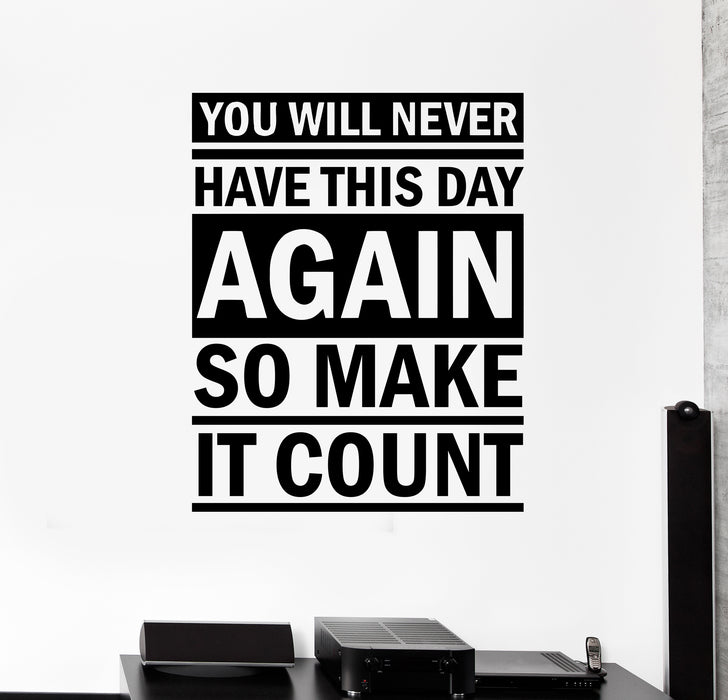 Wall Decal Lettering Motivational Words Office Positive Quotes Motivational Vinyl Sticker (ed1896)