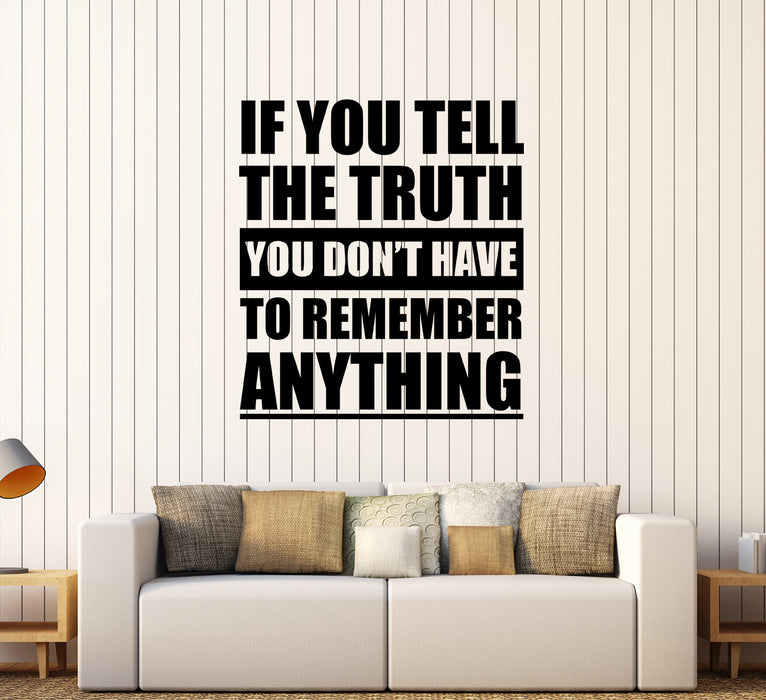 Wall Decal Famous Quote Words of Wisdom Motivational Lettering Vinyl S ...