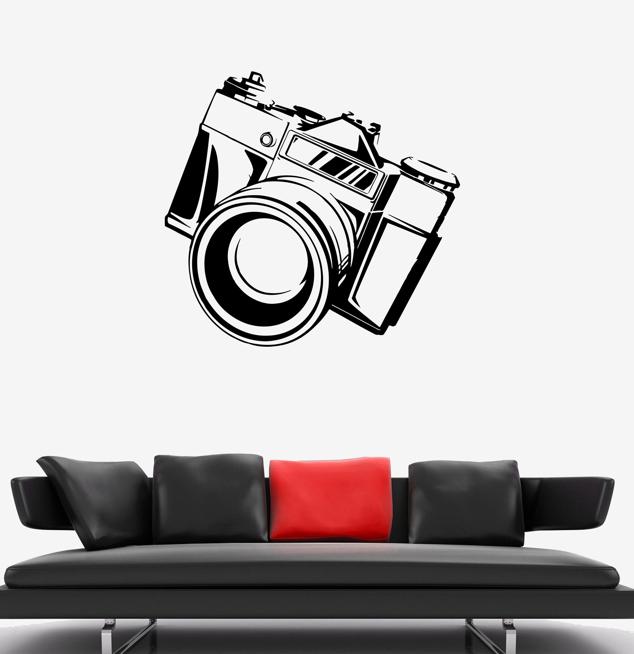 Real Camera Decal Wall Decal Camera Studio Shooting Photos Vinyl Sticker (ed1939 ...