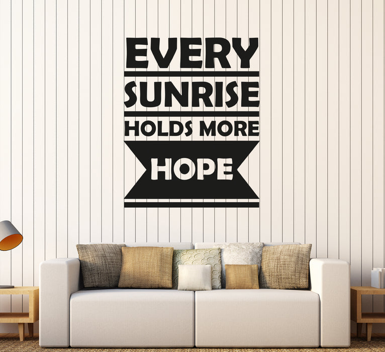 Wall Decal Motivational Sign Positive Words Hope Vinyl Sticker (ed1951)