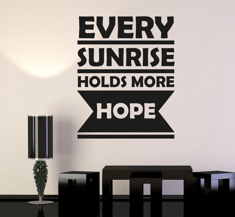 Wall Decal Motivational Sign Positive Words Hope Vinyl Sticker (ed1951)