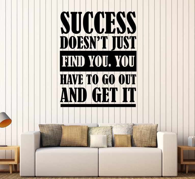 Wall Decal Success Lettering Quote Words Wise Sign Vinyl Sticker (ed1961)