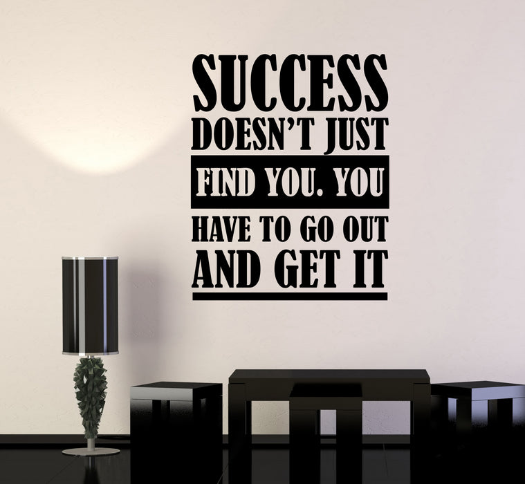 Wall Decal Success Lettering Quote Words Wise Sign Vinyl Sticker (ed1961)