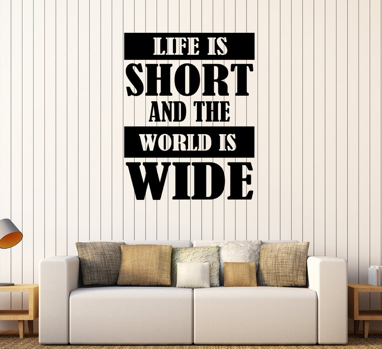 Wall Decal Inspirational Words of Wisdom Office Lettering Quote Vinyl Sticker (ed1965)