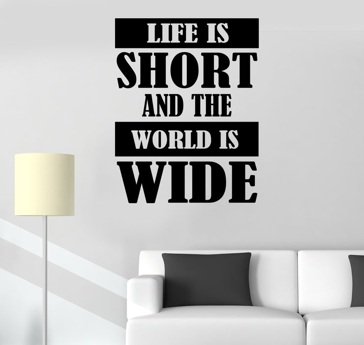 Wall Decal Inspirational Words of Wisdom Office Lettering Quote Vinyl Sticker (ed1965)