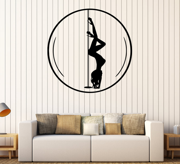 Wall Decal Sexy Girl Striptease Dance Woman Vinyl Sticker (ed2036)