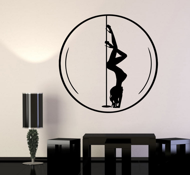 Wall Decal Sexy Girl Striptease Dance Woman Vinyl Sticker (ed2036)