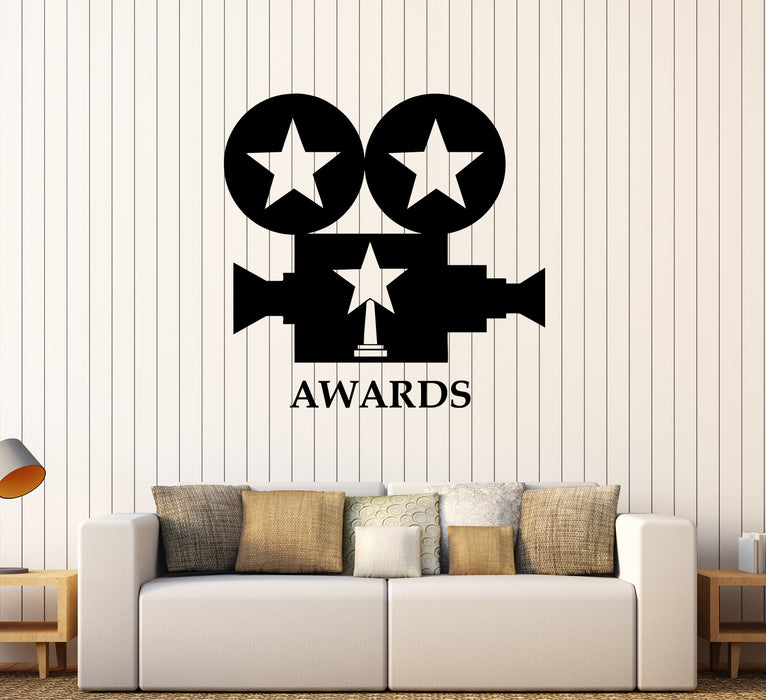 Wall Decal Movie Star Film Award Vinyl Sticker (ed2086)