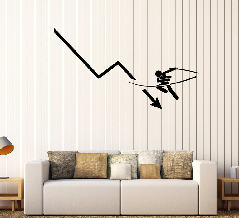 Wall Decal Office Decor Schedule Ninja Funny Vinyl Sticker (ed2158)