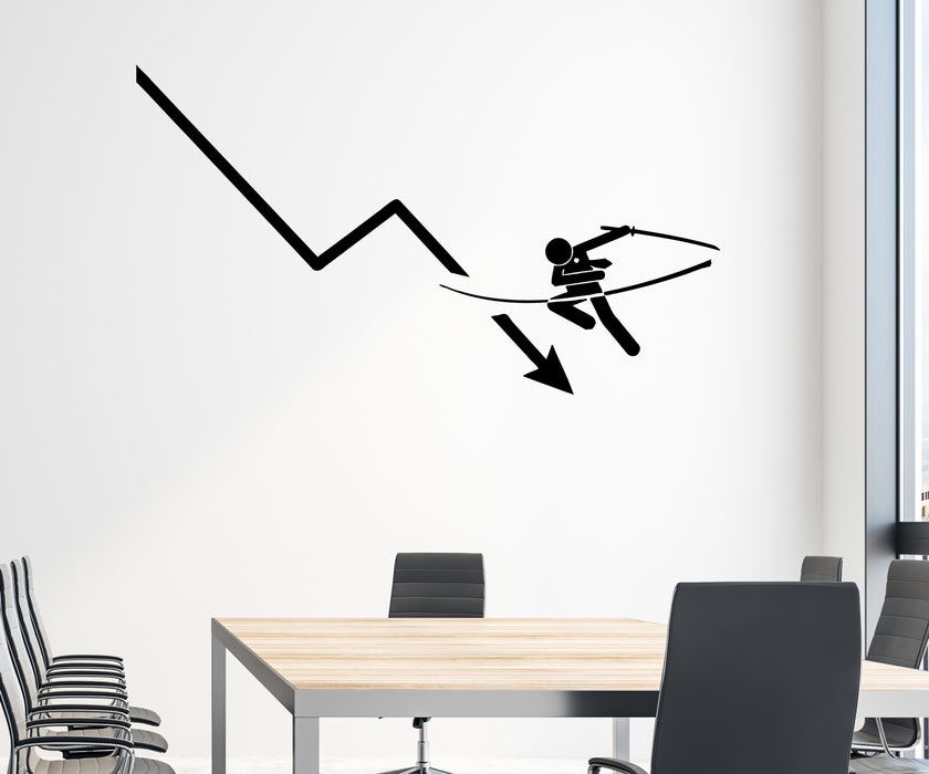 Wall Decal Office Decor Schedule Ninja Funny Vinyl Sticker (ed2158)