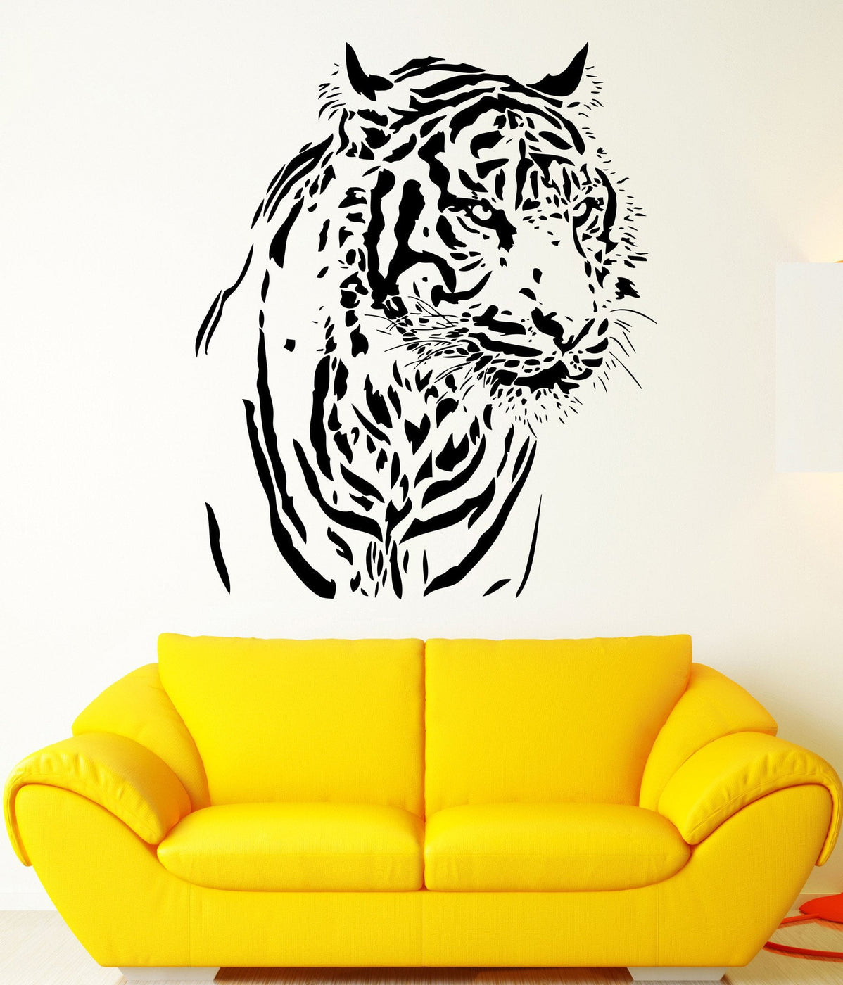 Wall Decal Predator Animal Wild Cat Tiger Amur Beast Vinyl Decal Uniqu ...