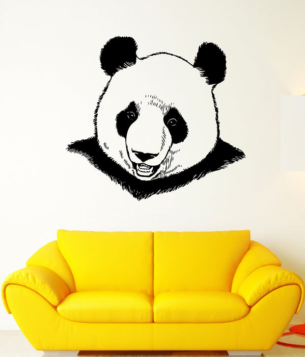 Wall Decal Animal Panda Bear Bamboo Cane China Mural Vinyl Decal Unique Gift (ed400)