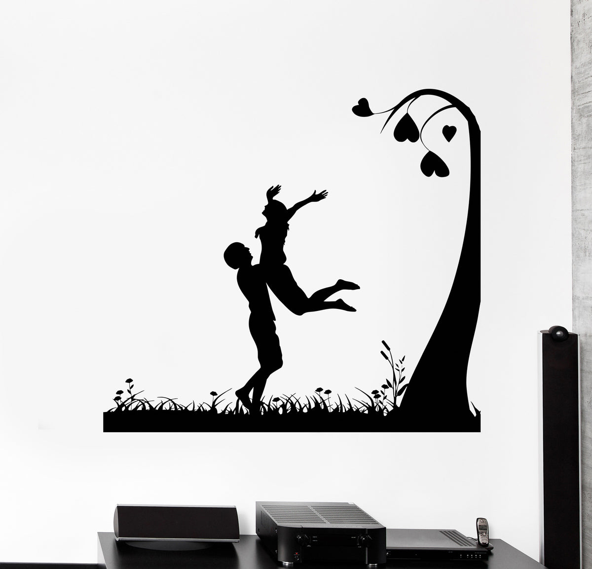 Wall Sticker Vinyl Decal Love Romance Nature Man Woman Couple Unique G ...