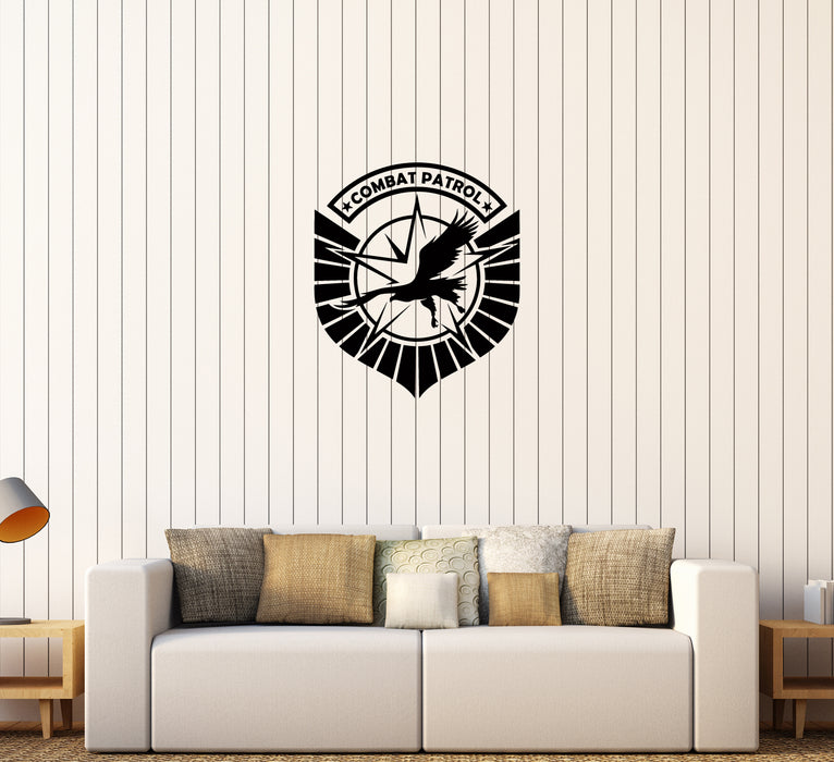 Wall Vinyl Sticker Decal Combat Patrols Army Infantry Soldiers Symbol Unique Gift (ed516)