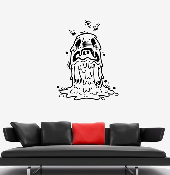 Wall Decal Funny Monster Stinky Dirt Scarecrow For Children Room Vinyl Sticker Unique Gift (ed628)