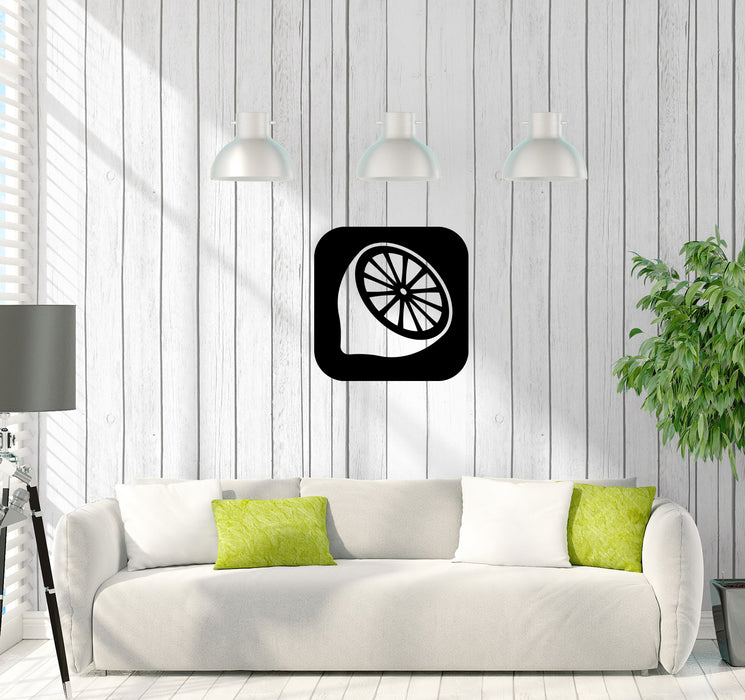 Wall Decal Citrus Fruit Lemon Lime Kitchen Cooking Cafe Vinyl Sticker Unique Gift (ed635)