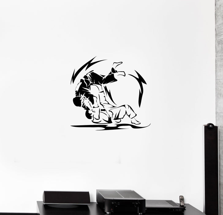 Wall Decal Wrestling Sports Competitions Sports Fighting Vinyl Sticker ...
