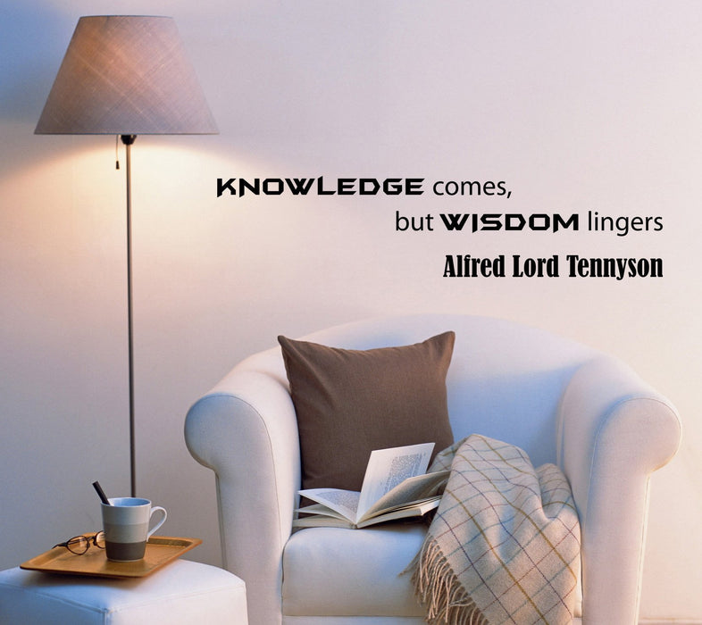 Wall Decal Quotes Phrase Wisdom Famous Thoughts Vinyl Sticker (ed827) (22.5 in X 5 in)