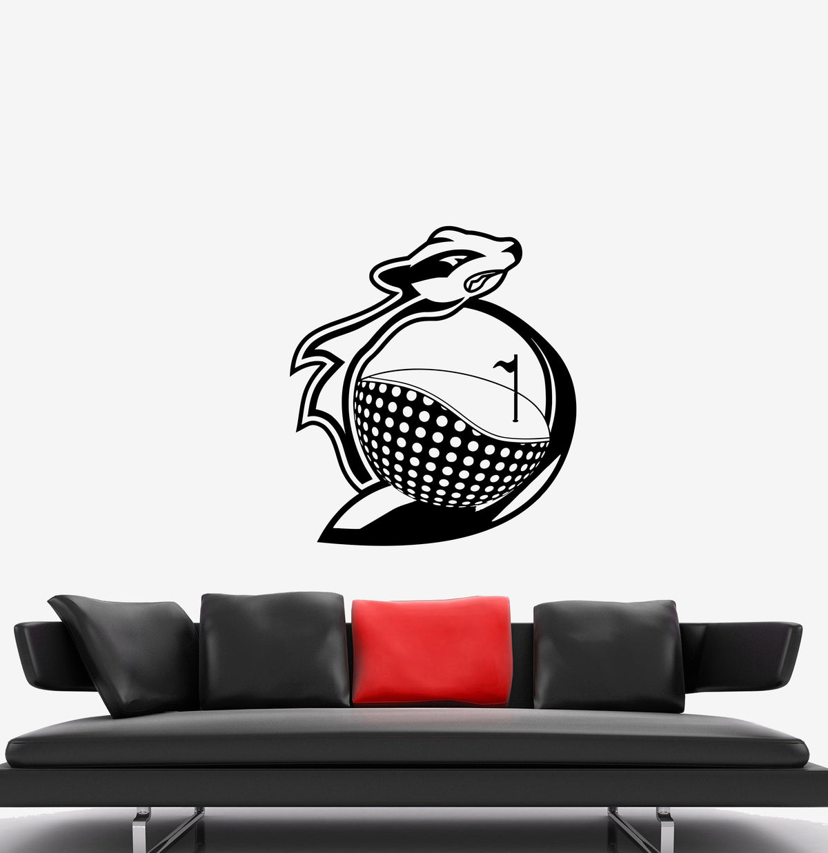 Wall Decal Tennis Ball Golf Game Sport Vinyl Sticker (ed912