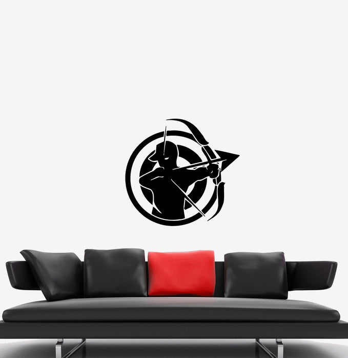 Wall Decal Archer Shooter Target Sport Vinyl Sticker (ed915)