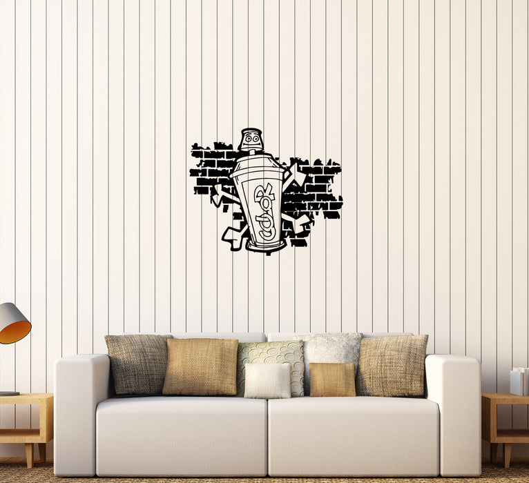 Wall Decal Graffiti Street Art Funny Picture Vinyl Sticker (ed938)