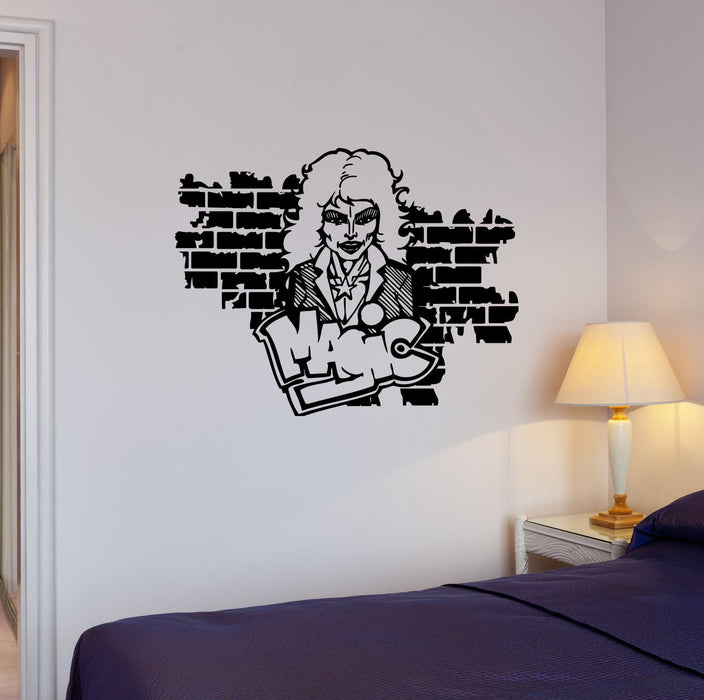 Wall Decal Graffiti Street Art Magic Magician Joker Vinyl Sticker (ed940)