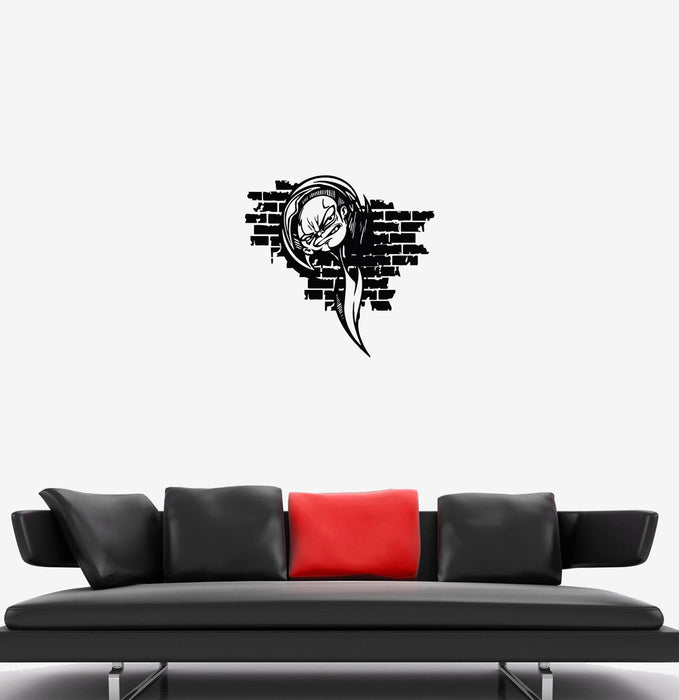 Наклейка на стену Уличное искусство Граффити Рисунок Декор для комнаты для мальчиков Виниловая наклейка (ed941)